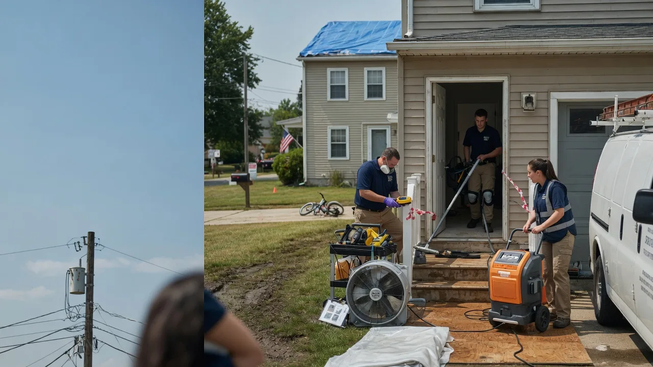 Water Damage Repair in La Plume, PA near me